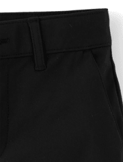 Pantalon chino skinny premium à séchage rapide pour uniforme de garçon
