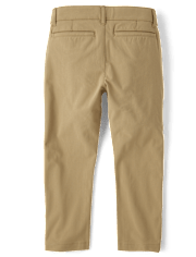 Pantalones chinos ajustados de secado rápido uniformes para niños