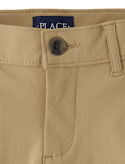 Pantalones chinos ajustados de secado rápido uniformes para niños