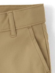 Pantalones chinos ajustados de secado rápido uniformes para niños