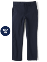 Boys Uniform Quick Dry Skinny Chino Pants