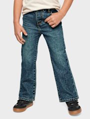 Vaqueros bootcut no elásticos para bebés y niños pequeños