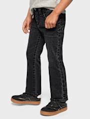 Baby And Toddler Boys Non-Stretch Bootcut Jeans