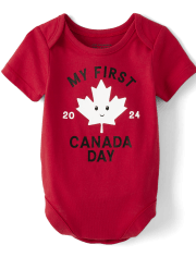Body imprimé Fête du Canada Bébé First