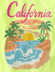 Girls California Graphic Tee