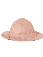 Baby Girls Floral Reversible Ruffle Bucket Hat