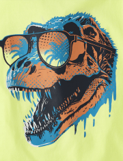 Boys Dino Sunglasses Graphic Tee