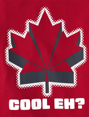 Garçons Cool Eh T-shirt imprimé