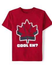 Garçons Cool Eh T-shirt imprimé