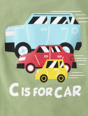 Baby And Toddler Boys C Is For Car Graphic Tee