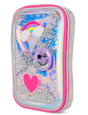 Estuche Niña Holográfico Happy Face