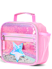 Girls Rainbow Sequin Shakey Star Lunchbox