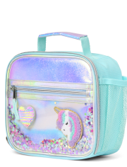 Girls Holographic Shakey Unicorn Lunchbox