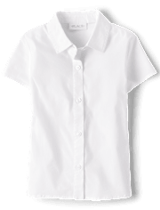 Girls Uniform Button Up Shirt