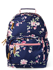 Girls Floral Backpack