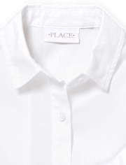Girls Uniform Button Up Shirt 2-Pack
