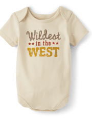 Unisex Baby Wildest West Graphic Bodysuit