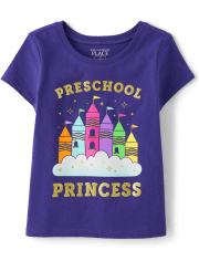 Toddler Girls Preschool Princess Graphic Tee