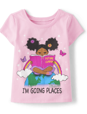 Baby And Toddler Girls Going Places Graphic Tee