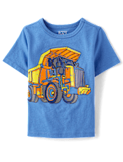 Baby And Toddler Boys Dumpster Truck Graphic Tee