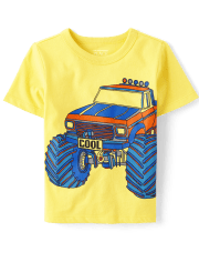 Baby And Niños pequeños Boys Monster Truck Camisetas estampadas