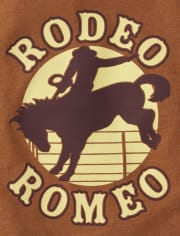 Camiseta con gráfico Rodeo Romeo para bebés y niños pequeños