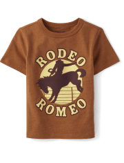 Camiseta con gráfico Rodeo Romeo para bebés y niños pequeños
