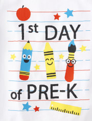 Toddler Boys 1st Day Pre-K Graphic Tee
