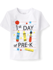 Toddler Boys 1st Day Pre-K Graphic Tee