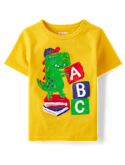 Baby And Toddler Boys Dino ABC Graphic Tee