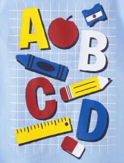 Baby And Toddler Boys ABC Graphic Tee