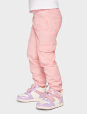 Baby And Toddler Girls Cargo Jogger Pants