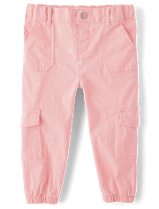 Baby And Toddler Girls Cargo Jogger Pants