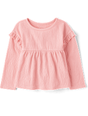 Baby And Niños pequeños Niña Jacquard Empire Babydoll Top