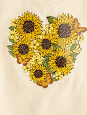 Toddler Girls Sunflower Top 3-Pack Top