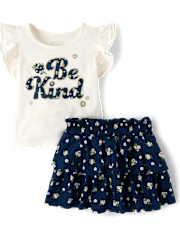 Toddler Girls Be Kind 2-Piece Outfit Set