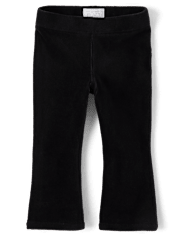 Girls Stretch Faux Corduroy Flare Pants