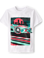 Boys Car City Graphic Tee