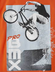 Camiseta gráfica Ride BMX para niños
