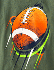 Camiseta con gráfico de fútbol para niño