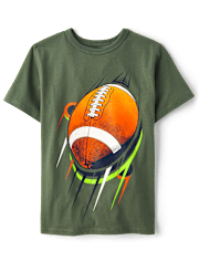 Camiseta con gráfico de fútbol para niño
