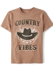 Boys Country Vibes Graphic Tee