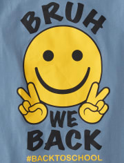 Boys Bruh We Back Graphic Tee