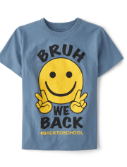 Boys Bruh We Back Graphic Tee