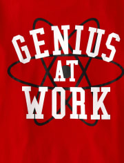 Boys Genius At Work Graphic Tee