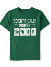 Camiseta con gráfico Proven Genius para niños