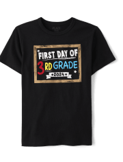 Boys First Day Of 3rd Grade Graphic Tee