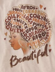 Girls Beautiful Graphic Tee