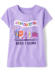 Girls Kindergarten Parade Graphic Tee