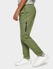 Boys Roll Cuff Pull On Pants